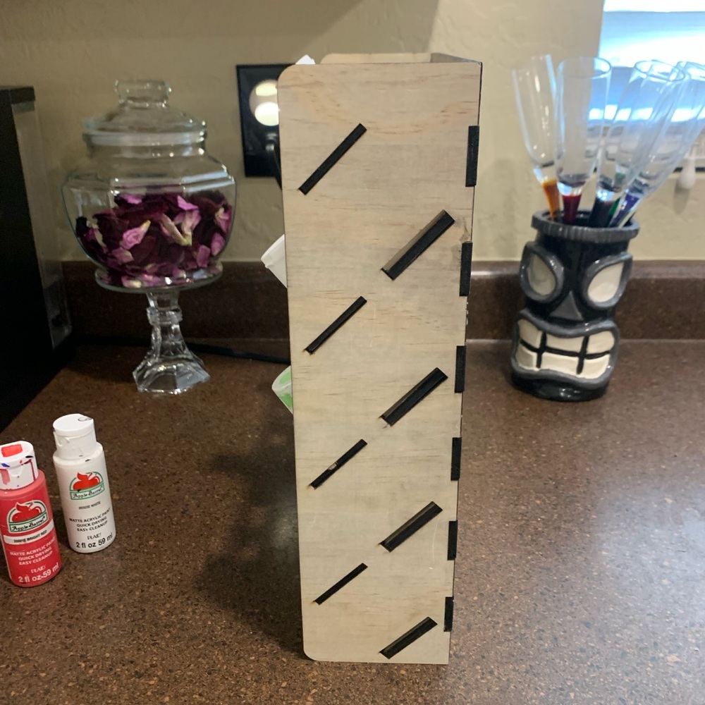 Wooden Paint Organizer Rack - Picture 3 of 5